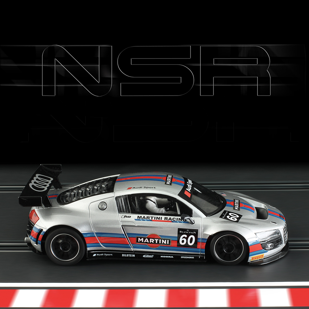 AUDI R8 MARTINI GREY 60 AW KING 21K EVO 3 - SLOT