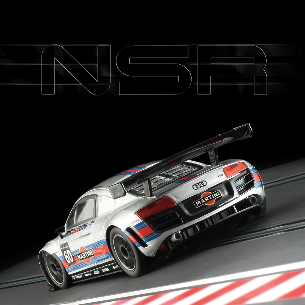 AUDI R8 MARTINI GREY 60 AW KING 21K EVO 3 - SLOT
