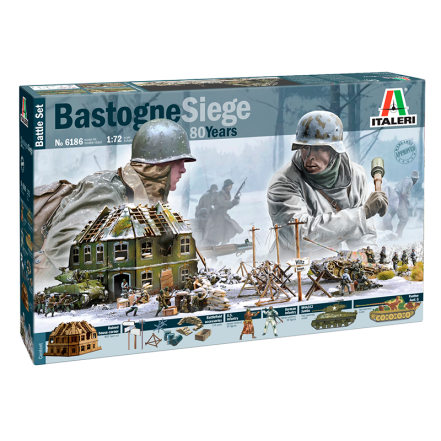 ITALERI DIORAMA BASTOGNE SIEGE 1944 MDF EDITION 80TH ANNIV. 1:72 