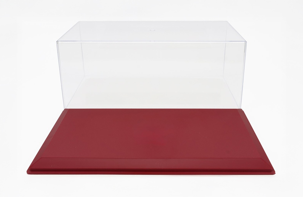 VITRINA Y BASE ROJA 1:18 (NUEVA VERSIÓN)