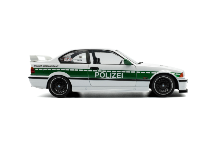 1:18 BMW E36 M3 COUPE SOLIDO WORKS DRIFT POLIZEI WHITE 1991
