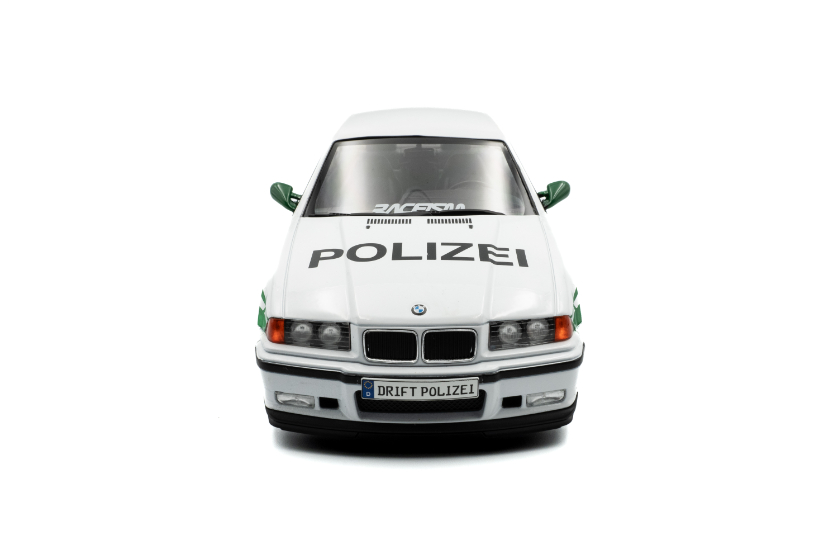 1:18 BMW E36 M3 COUPE SOLIDO WORKS DRIFT POLIZEI WHITE 1991