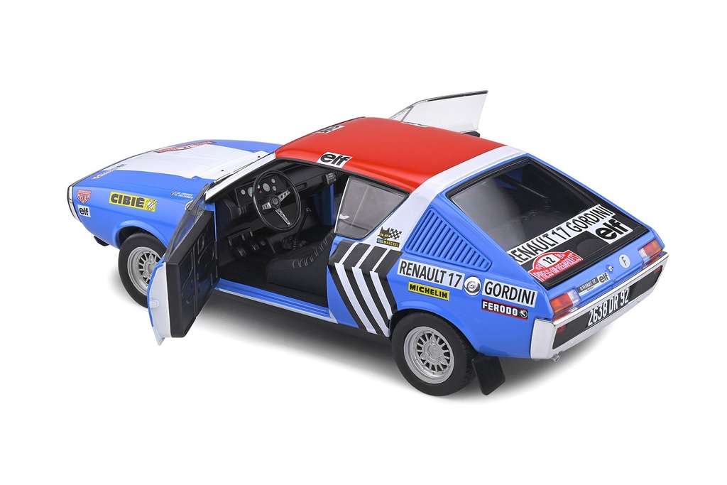 1:18 RENAULT R17 GORDINI RALLYE PRESS ON REGARDLESS #12 J.L.THERIER – 1974