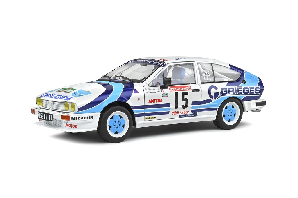 1:18 ALFA ROMEO GTV6 RALLYE DES GARRIGUES  #15 C.RIGOLLET/M.BATHELOT - 1986