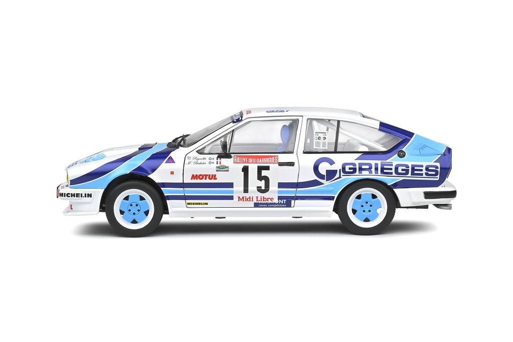 1:18 ALFA ROMEO GTV6 RALLYE DES GARRIGUES  #15 C.RIGOLLET/M.BATHELOT - 1986