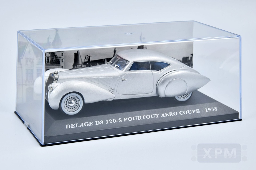 1:43 DELAGE D8 120-S POURTOUT AERO COUPE - ALTAYA- VOITURES D´AUTREFOIS 1938