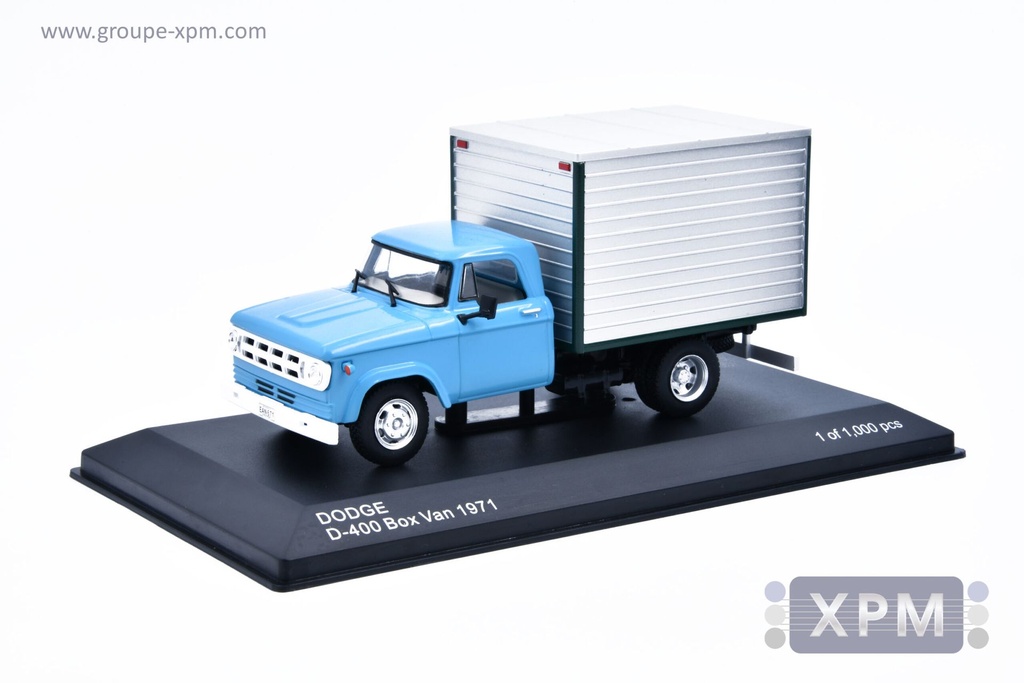 1:43 DODGE D-400 BOX VAN EDICIÓN LIMITADA - 1971