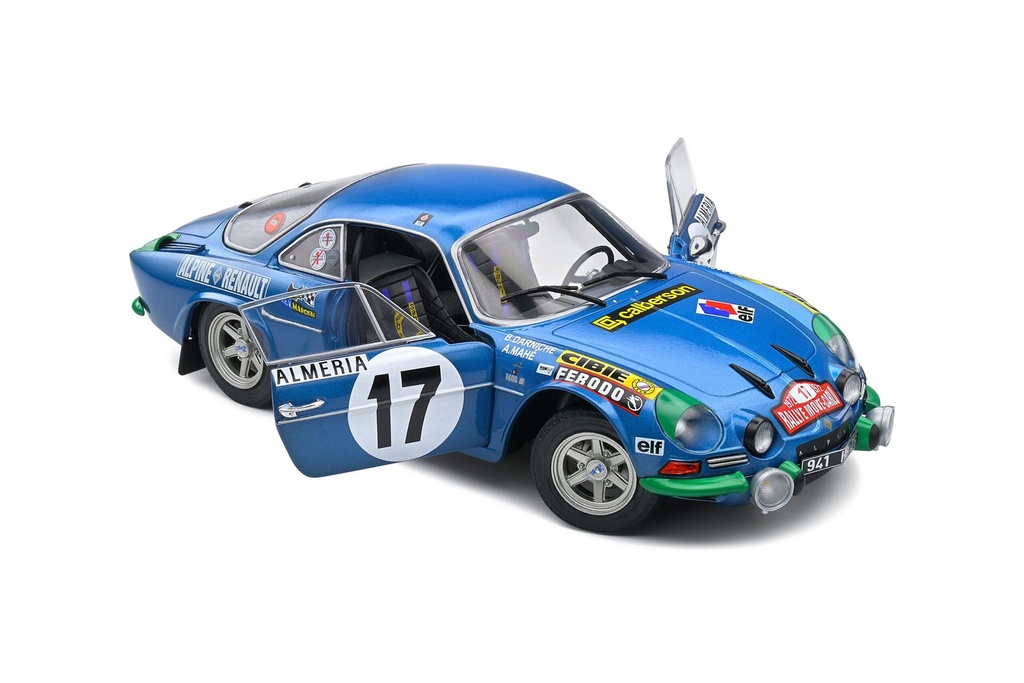 1:18 ALPINE A110 1600S RALLYE DE MONTECARLO #17 DARNICHE / MAHE - 1972