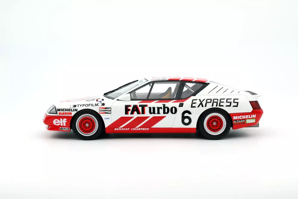 1:18 ALPINE GTA EUROPA CUP WHITE J. GOUHIER - 1987 EDICIÓN LIMITADA NUMERADA