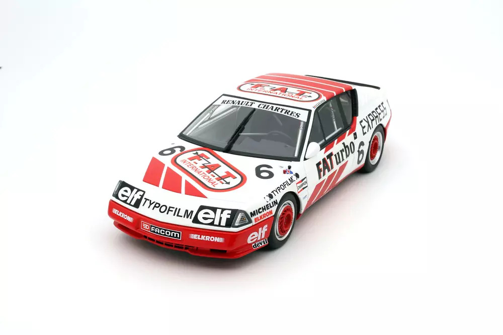 1:18 ALPINE GTA EUROPA CUP WHITE J. GOUHIER - 1987 EDICIÓN LIMITADA NUMERADA