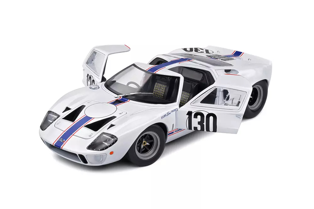 1:18 FORD GT40 MK1 WHITE #130 H.GREDER / J.M.GIORGI TARGA FLORIO – 1967