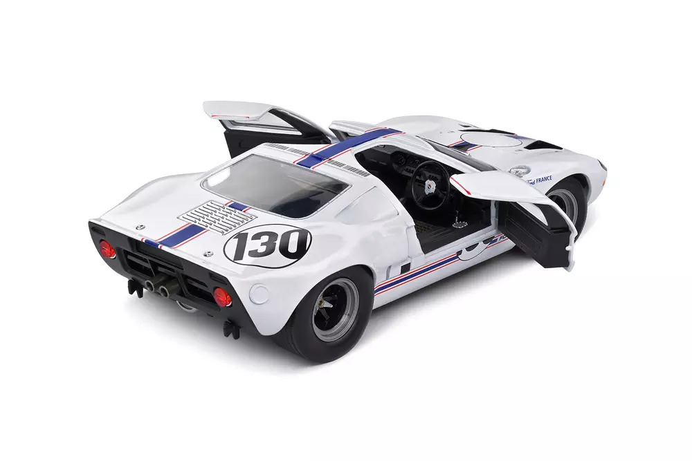 1:18 FORD GT40 MK1 WHITE #130 H.GREDER / J.M.GIORGI TARGA FLORIO – 1967