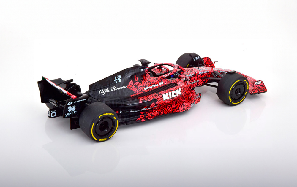 1:18 ALFA ROMEO F1 TEAM X BOOGIE ART CAR - 2023