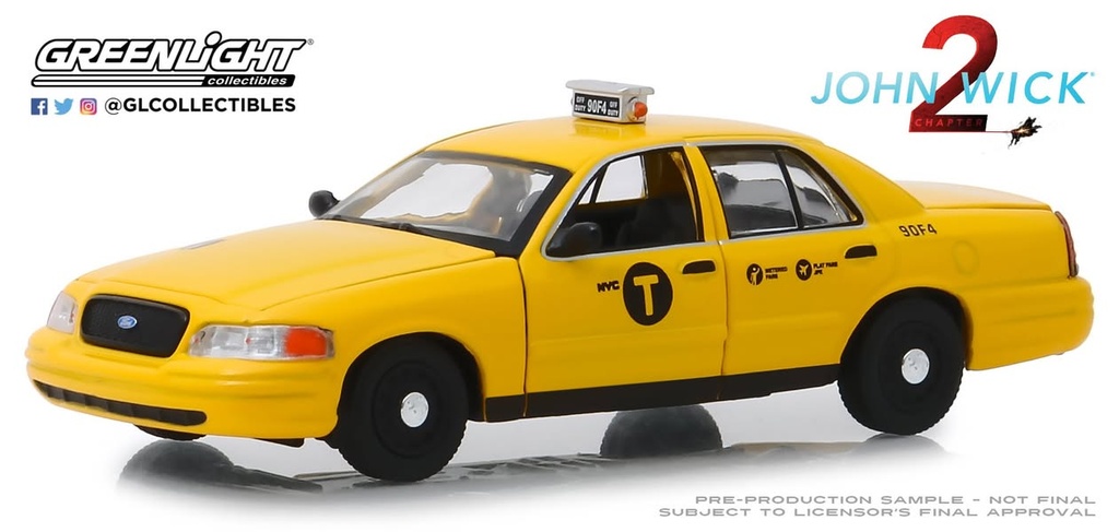 1:43 FORD CROWN VICTORIA TAXI - JOHNWICK 2 - 2008