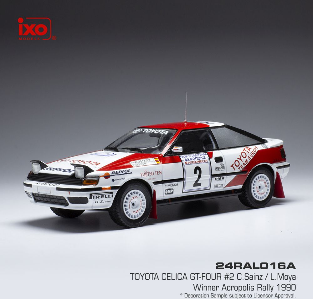 TOYOTA CELICA GT-FOUR #2 C. SAINZ / L. MOYA - RALLY ACROPOLIS 1990