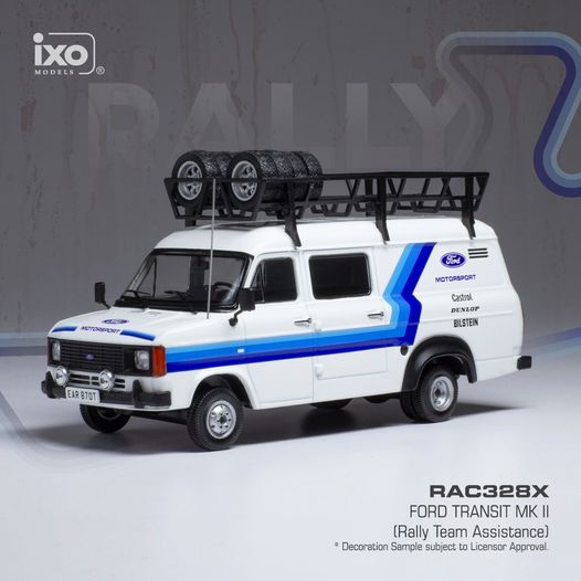 1:43 FORD TRANSIT MKII RALLYE ASSISTANCE EQUIPE FORD