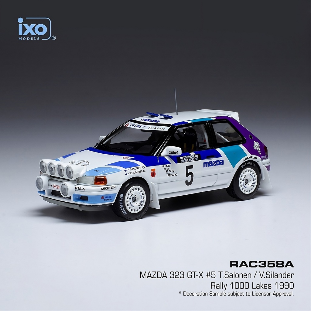 MAZDA 323 GTX #5 T.SALONEN / V.SILANDER RALLYE 1000 LACS 1990