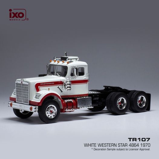 1:43 WHITE WESTERN STAR 4864 - 1970