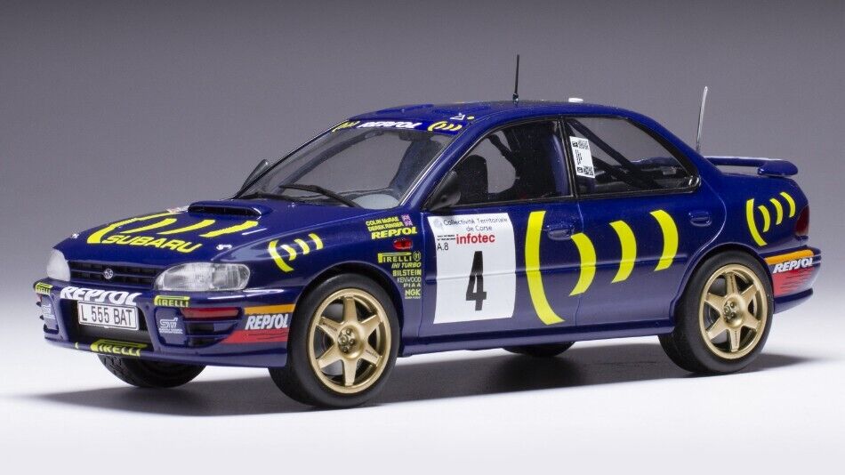SUBARU IMPREZA 555 REPSOL #5 C.SAINZ / L.MOYA - RALLY TOUR DE CORSE 1995