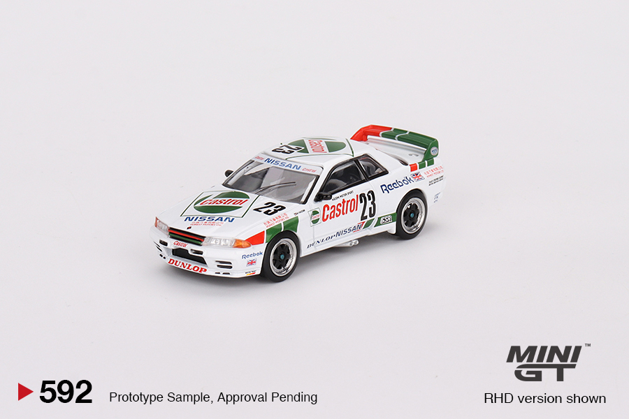 1:64 NISSAN SKYLINE GT-R (R32) MICHAEL CHRISTENSEN Gr.A CASTROL #23 - 1990 MACAU GUIA RACE WINNER
