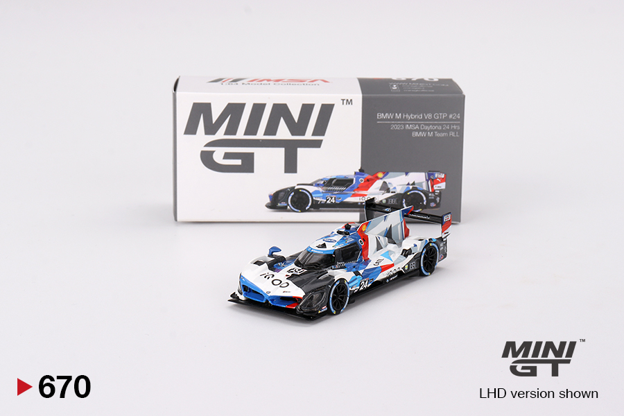 BMW 1/64 M-HYBRID V8 GTP TEAM RLL N 24 24h DAYTONA 2023 A.FARFUS - P.ENG - M.WITTMANN