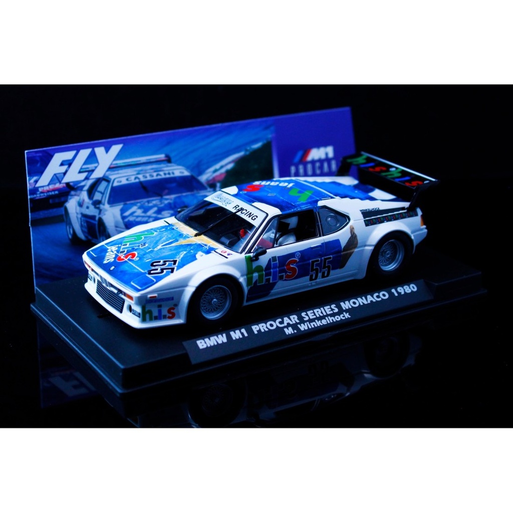 BMW M1 PROCAR #55 M.WIMKELHOCK H.I.S JEANS - MONACO GP -1980 - FLY SLOT