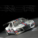 AUDI R8 MARTINI GREY 60 AW KING 21K EVO 3 - NSR - SLOT