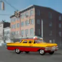 480 CHEVROLET (BEL AIR) "TAXI CAB" - 1959 1:50