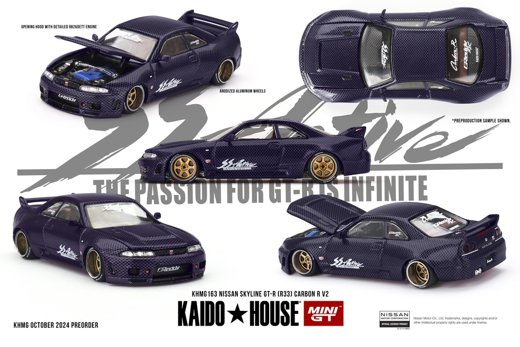 NISSAN SKYLINE GT-R (R33) ACTIVE CARBON R V2 - 1995