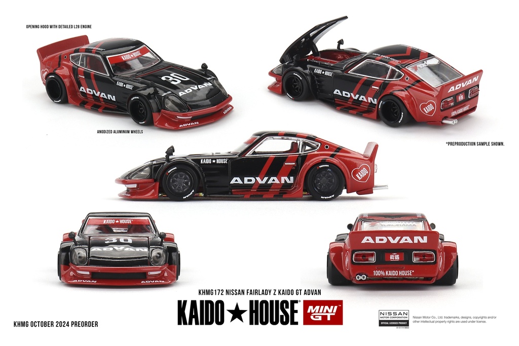 1:64 KAIDO HOUSE NISSAN FAIRLADY Z #30 GT ADVAN - 1978