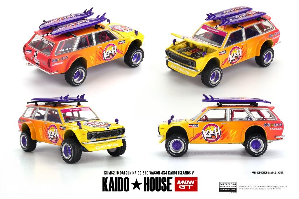 1:64 DATSUN 510 KAIDO ISLAND V1 4x4 SW STATION WAGON - 1969