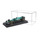 1:43 ASTON MARTIN F1 AMR25 TEAM ARAMCO COGNIZANT #14 FERNANDO ALONSO - 2025 (CON PILOTO Y VITRINA)
