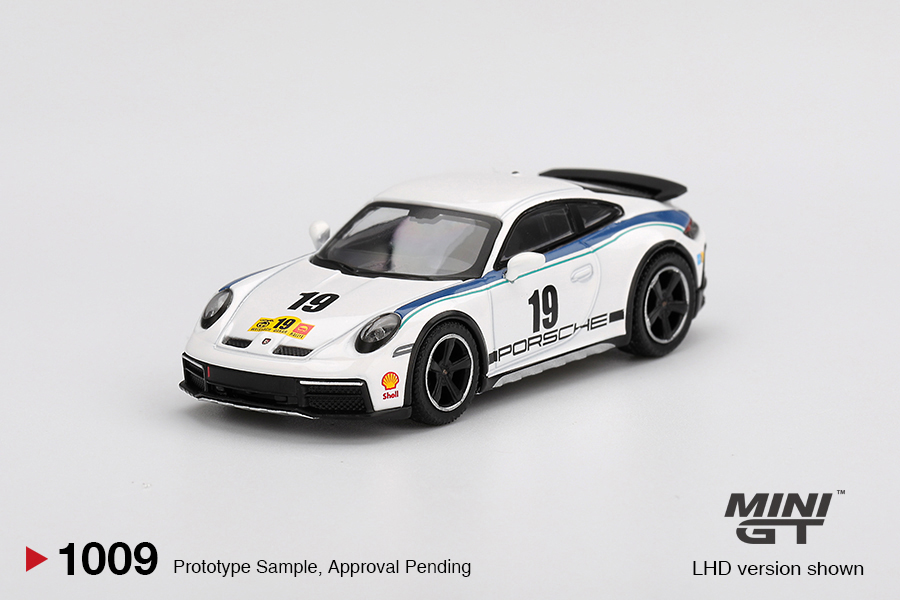 1:64 PORSCHE 911 (992) DAKAR #19 RALLY 1974 - 2024