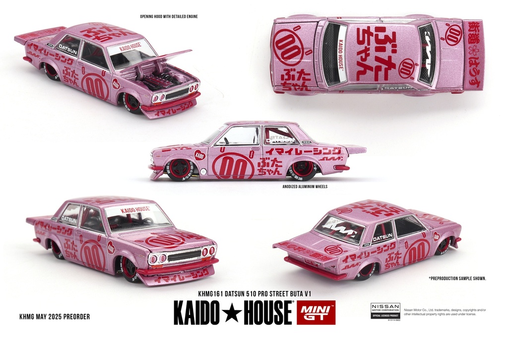 1:64 KAIDO HOUSE DATSUN 510 #00 PRO STREET BUTA V1 - 1969