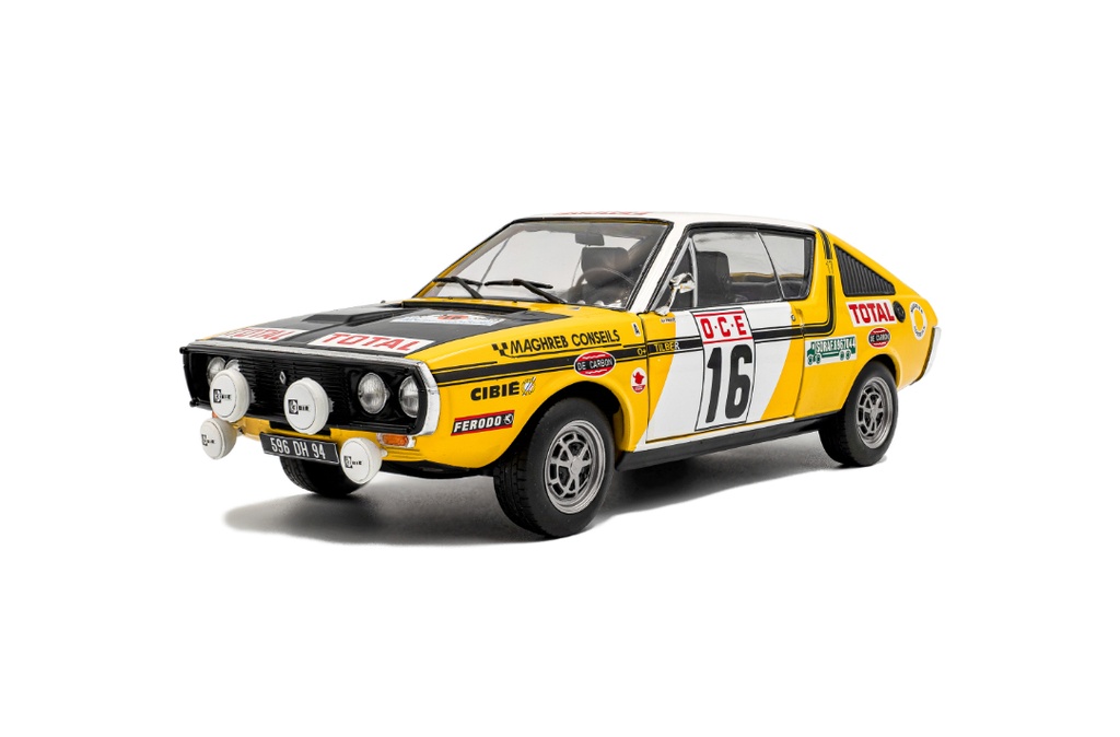 1:18 RENAULT 17 PH.1 #23 PRIVE/ TILBERT - RALLYE DU MAROC 1976