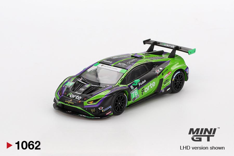 1:64 LAMBORGHINI HURACAN GT3 EVO2 "FORTE RACING" #78 GOIKHBERG / SPINELLY / DEFRANCESCO- 2024 IMSA 24h DAYTONA GTD CLASS