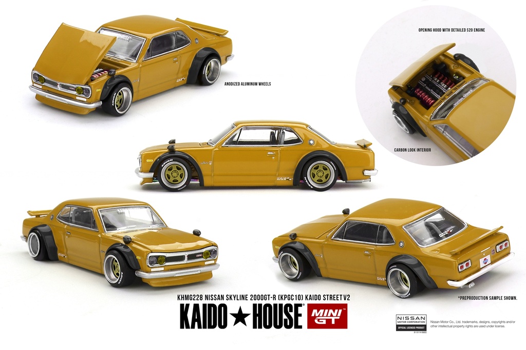 1:64 NISSAN SKYLINE 2000 GT-R (KPGC10) KAIDO STREET V2 - 1969