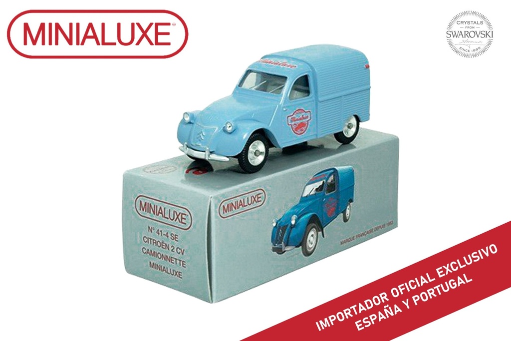 1:43 CITROËN 2CV CAMIONNETTE CON SWAROVSKI® "ANNIVERSAIRE 65 ANS DE LA 2CV FOURGONNETTE" 