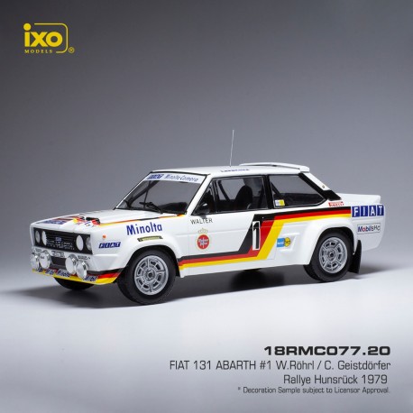 [18RMC077.20] 1:18 FIAT 131 ABARTH #1 RALLYE HAMSRÜCK / W. RÖHRL & C. GEISTDÖRFER