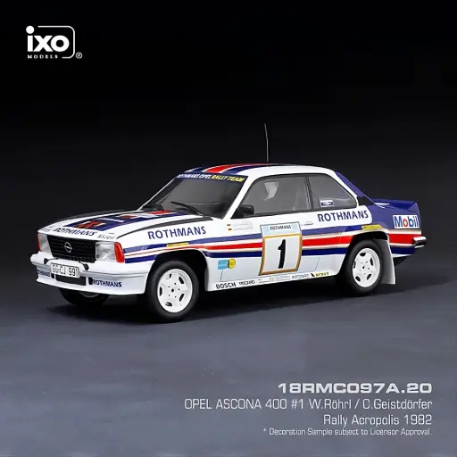 [18RMC097A.20] OPEL ASCONA B 400 #1 W. RÖHRL / C. GEISTDÖRFER - RALLYE ACROPOLIS 1982