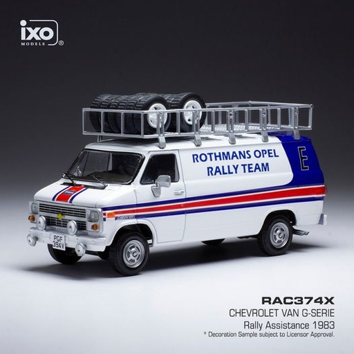 [RAC374X] 1:43 CHEVROLET VAN G-SERIE RALLY ASSISTANCE - 1983