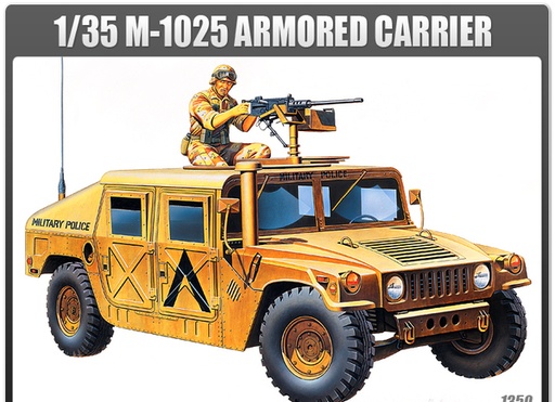 [13241] M1025 ARMORED CARRIER 1:35 - ACADEMY