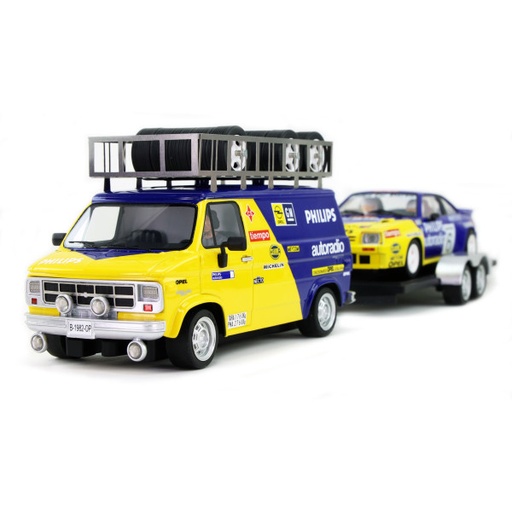[RSV2401] GMC + OPEL MANTA PHILLIPS AUTORRADIO TEAM SPAIN #6 B.FERNANDEZ - 1986 - SLOT
