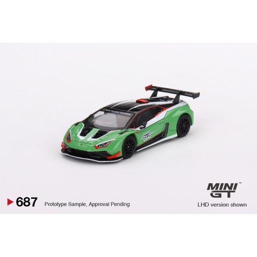 [MGT00687-L] 1:64 LAMBORGHINI HURACAN GT3 EVO2 #63 PRESENTATION - 2023