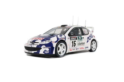 [G081] 1:12 PEUGEOT 206 WRC TOUR DE CORSE -1999