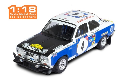 [18RMC075C.20] 1:18 FORD ESCORT MKI RS 1600 #4 R. CLARK / T. MANSON RALLYE SAFARI - 1973 