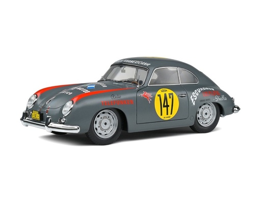 [S1802807] 1:18 PORSCHE 356 PRE-A GREY RACING TRIBUTE #147 - CARRERA PANAMERICANA 1954