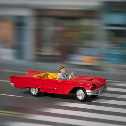 [CD54321010] 215S  FORD THUNDERBIRD - OPEN SPORTS TOP WITH SUSPENSION - 1959