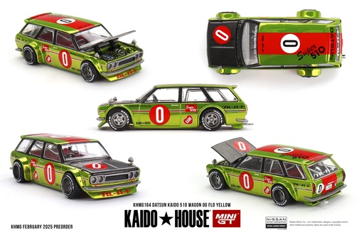[KHMG164] 1:64 KAIDO HOUSE DATSUN 510  #0 OG STATION WAGON - 1969 