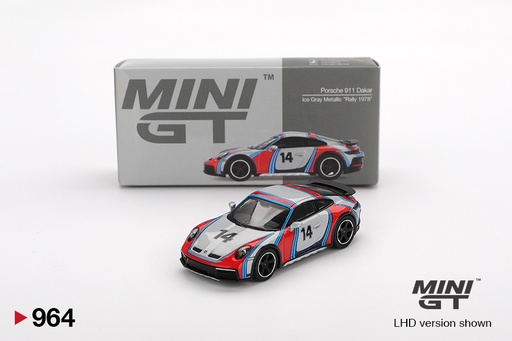[MGT00964-L] 1:64 PORSCHE 911 (992) DAKAR #14 "RALLY 1978" DESIGN PACKAGE - 2023